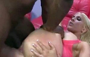 Giant black cock pounds white slut who is loving it