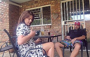Mutual masturbation with my neighbors wife turns into outdoor creampie