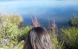 fucking an innocent in the forest next to the river