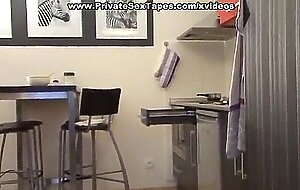 Guy making body art and fucking his hot amateur girl friend