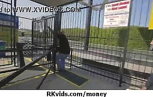 Amateur chick takes money for a fuck 9