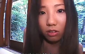 Subtitled Japanese CMNF schoolgirl twenty marbles insertion