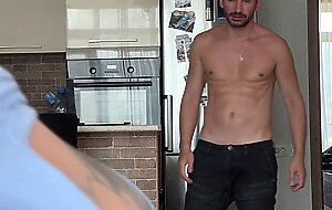 fucked my step and his girlfriend after morning exercises