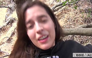 James Deen Fucked Me In The Woods - RISKY OUTDOOR QUICKIE - Abbie Maley