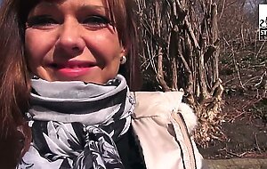 HOT CAR RIDE: HOT MILF THREESOME and TWO BIG DICKS: MELINA PURE - StevenShameDating