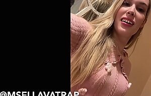 T Girl sneaks away from party to get her cock sucked