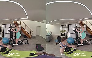 Building Stamina In A Threesome With Gia Tvoricceli And Monika May VR Porn