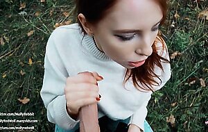 Seems my ex saw everything! Extreme sex in the forest - MollyRedWolf