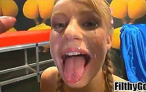 Tattooed amateur threesome