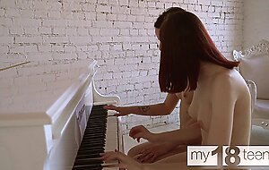 My18teens - lesbian sex in music class