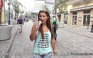 Teen girlfriend anal fucks in apartment pov