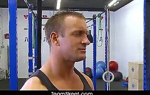 Therealworkout tattooed big tits babe christy mack hardcore gym sex