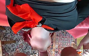 Schoolgirl Having Fun with a Classmate while Parents are not at Home instead of Preparing for the