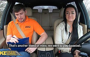 Fake Driving School Zuzu Sweet Gets Spunk in Mouth For Her Licence