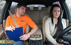 Fake Driving School Zuzu Sweet Gets Spunk in Mouth For Her Licence
