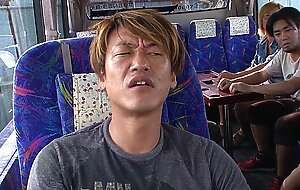 Uncensored jav bus gangbang sex for skinny teen with multiple creampies and facials in japan