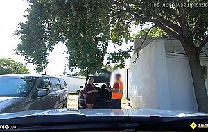 Roadside - thick blonde milf fucked by roadside assistance