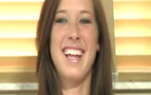 Teen strips for camera