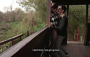 Petite horny teen fucked in public park - Almost caught! - Outdoor amateur sex