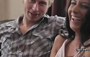 cougar & stud hot bedroom fuck