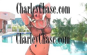 Naturally busty Charley Chase makes herself cum