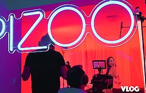 Busty Megan Fiore's BTS Moments Turn Into A Pussy Pounding