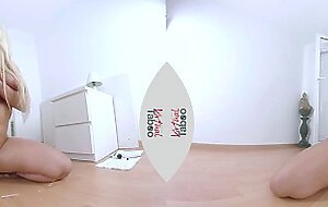 VIRTUAL TABOO - Big Titted Blondie Rides Dildo In Front Of You