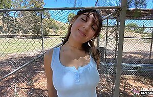 Real Teens - Bubble Butt Teen Violet Gems Gives A Great Blowjob And Fuck In The Outdoors