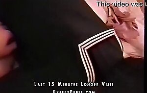 Asian student in hotel blowjob