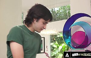 Out of the family - hot stepmom shay sights really wants her stepson's cock in her tight ass