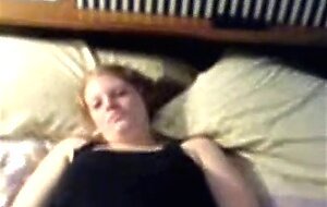 Homemade amateur couple with music