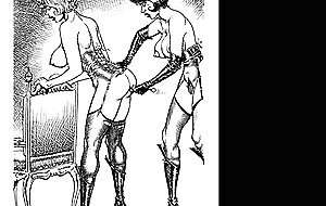Classic huge breast fetish bondage