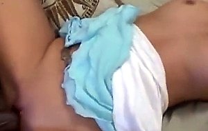 Horny girlfriend moaning when fucked by black dick