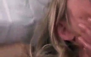 Milf eats young teens big cumshot