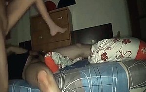 Brunette doing awesome job