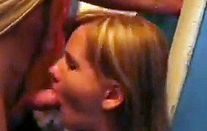 Not her wife sucking his prick