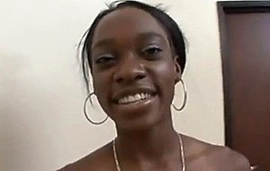 Cute black teen perfect body fucks in toilet: free porn