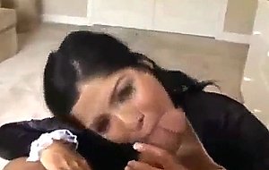 Latin maid gets fucked