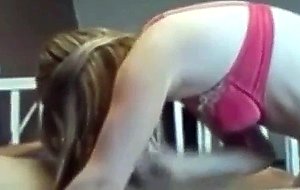Hot brunette teen has oral cowgirl and missionary