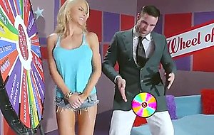 Playful babe alix lynx unleashes her jugs at dirtiest show wheel of fucking