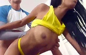 Sexy black teen getting fucked intense by her sweet next door neighbor