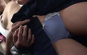 Schoolgirl on train groped by lesbian