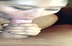 Incredible long asian blowjob, free cum swallowing 