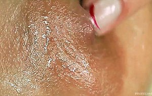Big titty Stacy love color dildos