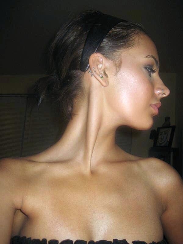 Candid Shots Of An Ex Girlfriend With Nice Tits And Pierced Nipples Bikini, Face, Girlfriend, Piercing, Teen
