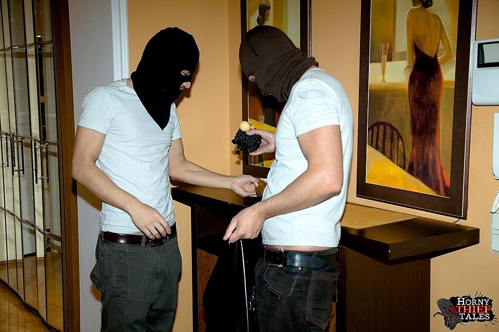 Young Looking Girl Maia Gets Fucked And Jizzed On By Masked Home Invaders Doggy-Style, Fetish, Groupsex, Threesome