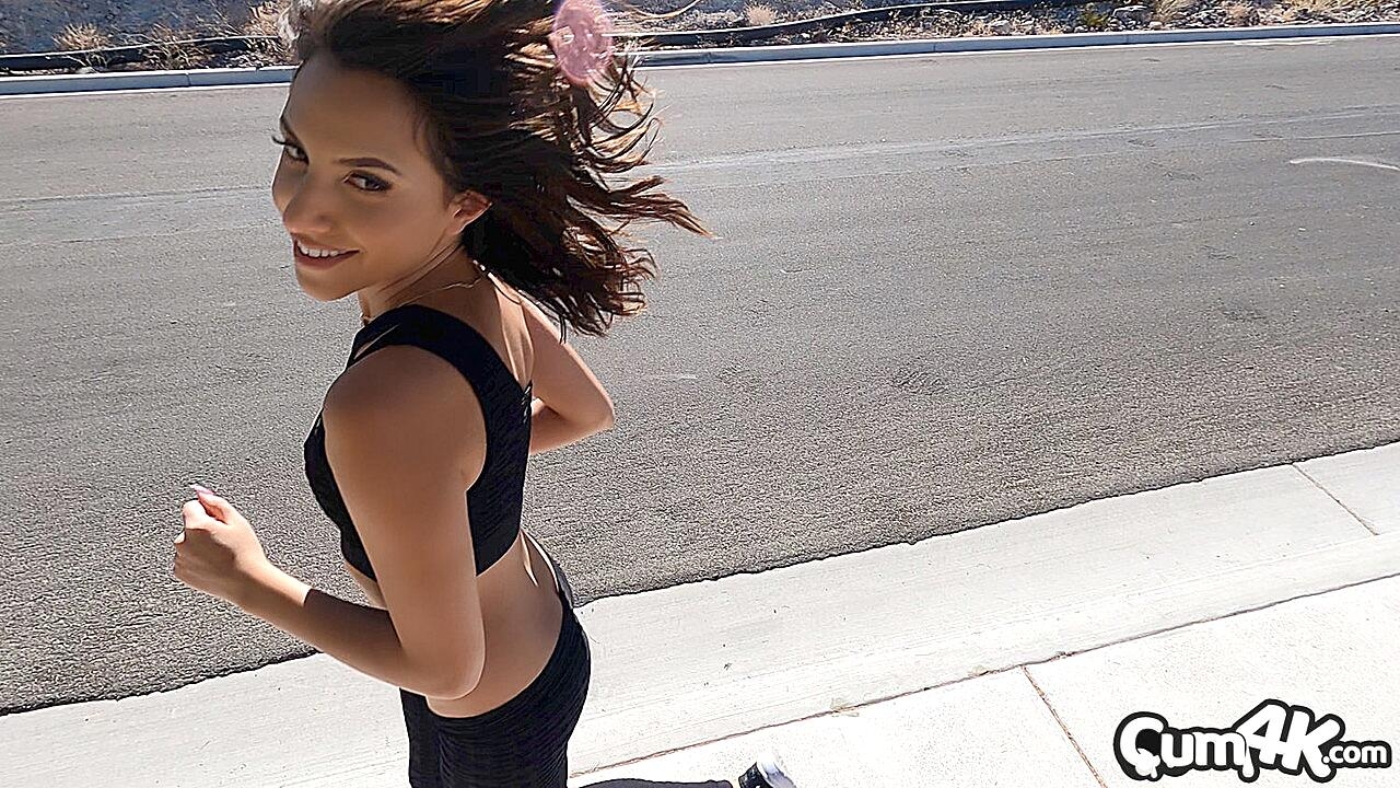 Blonde Chloe Temple Shows Her Cum-Dripping Pussy While Enjoying Hardcore Sex Blonde, Cute, Wet, White