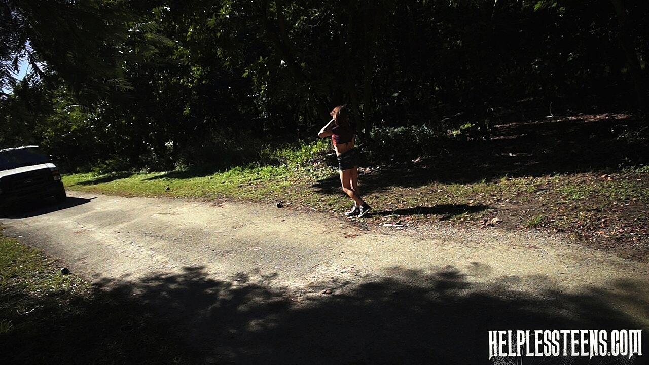Petite Teen Finds Herself Tied Up And Banged In A Van After Accepting A Ride Ass, Clothed, Outdoor, Shorts